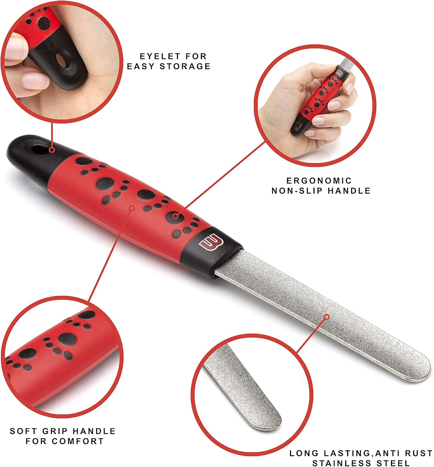 Mikki Dog, Puppy, Cat Nail Claw File - for Sharp Claws, Nervous Pets image number 3