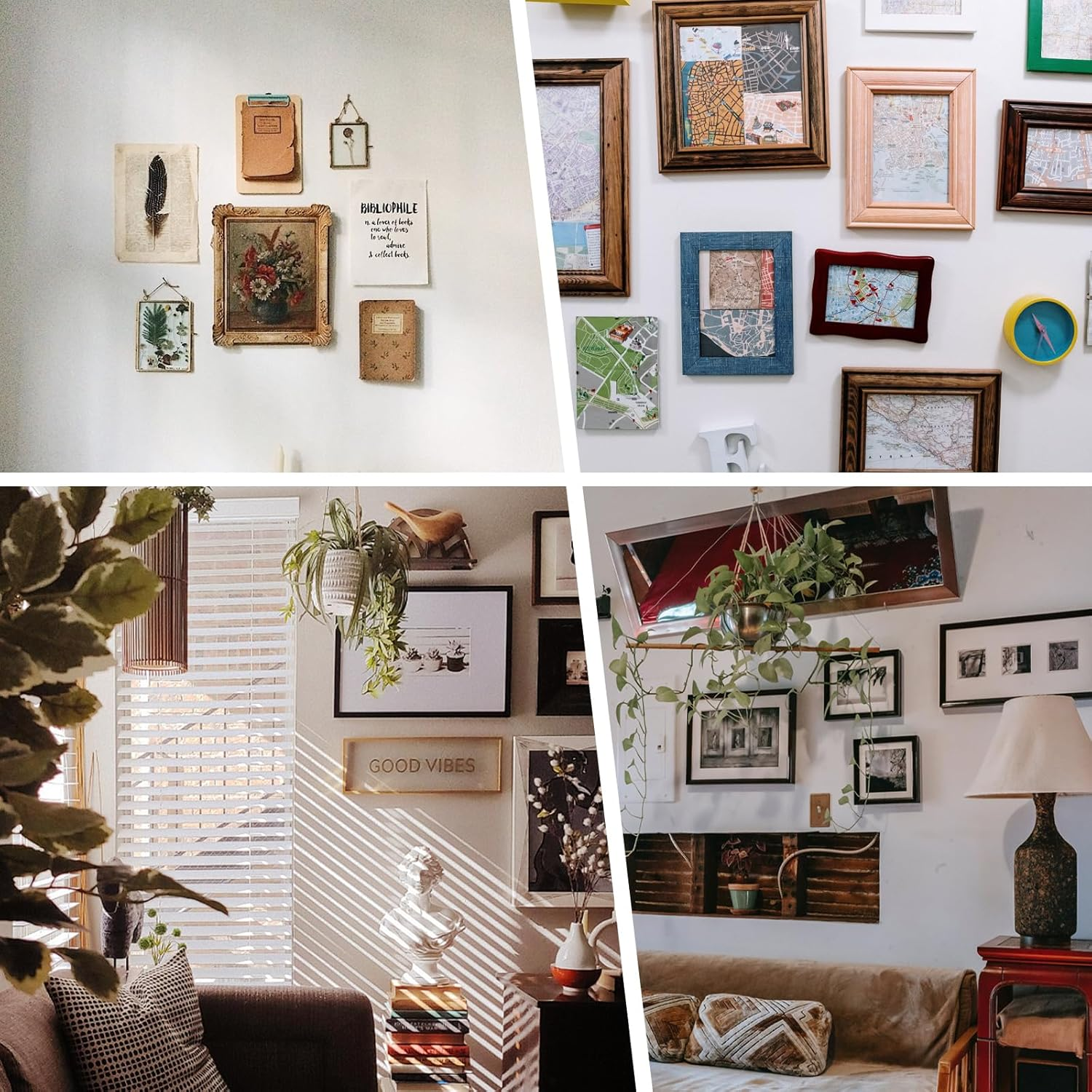 SHRJ 240Pcs Sawtooth Picture Hangers Metal Central Pressure Groove Black and Gold Zigzag Frame Hanger with Screws for Hanging Heavy Picture Canvas Paintings Photos Frame Board Clock Artwork Clipboard image number 5