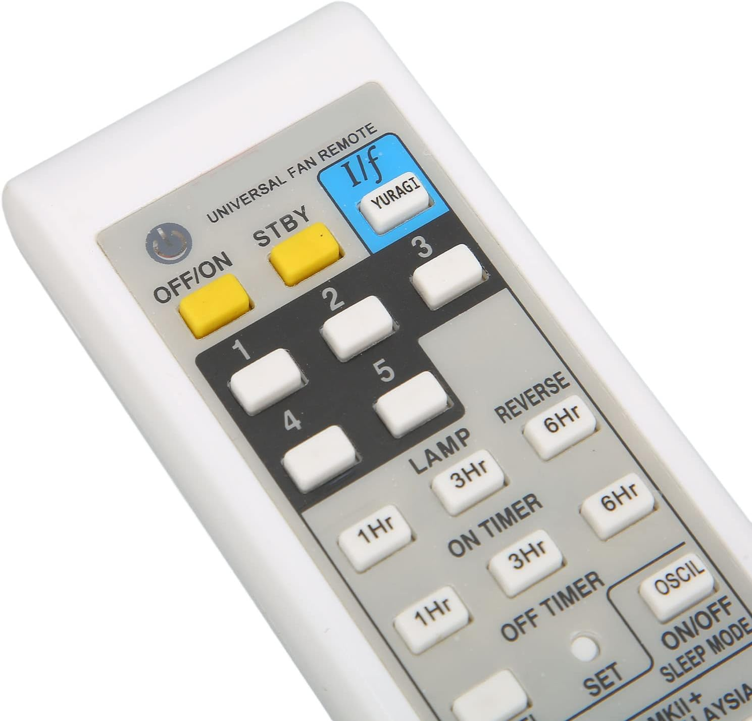 Universal Electric Fan Remote Control,Replacement Remote Control for Electric Fan,Ergonomic Design,For Home Hotel Office (A) image number 1