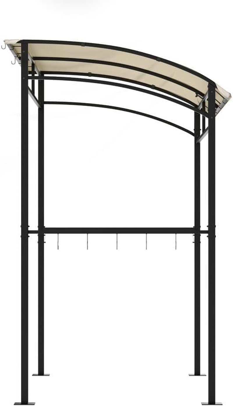 Instahut Gazebo Outdoor BBQ Grill Patio Garden Marquee Shade Shelter Hooks Beige image number 4