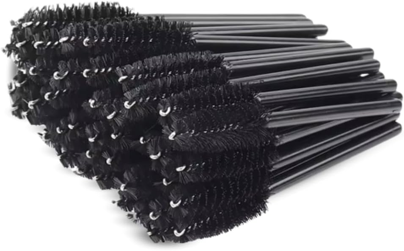 PARENCE - Set of 50 Semi Reusable Eyelash Brushes - Premium Silicone Soft Fiber - Eyelash Brushes Mascara Makeup Tool - 50Pcs (Random Color) image number 6