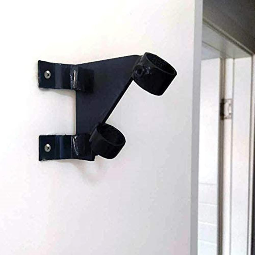 Flagpole Mount Bracket Fit for Balcony Railing Flag Pole Holder Clamp,No Drilling Flag Pole Holder for Railing,Flag Pole Holder Adjustable,Multi-Position Flag Pole Mounting Bracket（Black image number 3