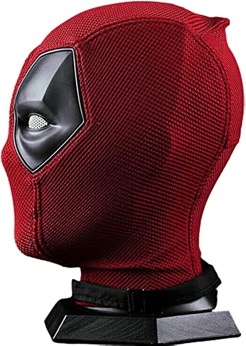 DP Superhero Cosplay Wade Winston Wilson Knitted Mask Luxury Reality Helmet Cosplay Halloween Costume Party Accessories Adults