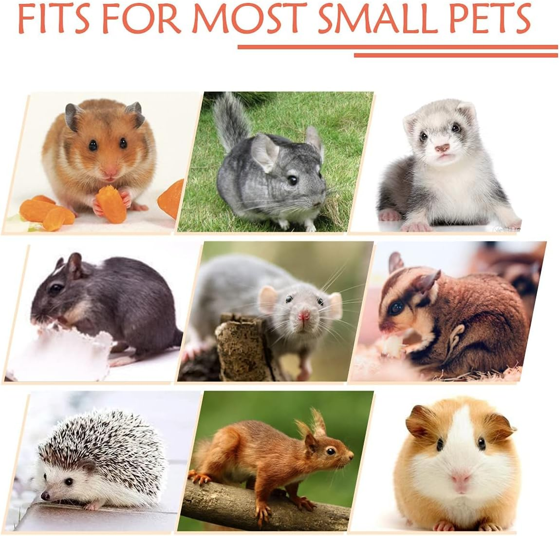 3 Layer Guinea Pig Cage Hammock, Onbdl Cute Hamster Hanging Hammock Bed Soft Warm Small Animals,Guinea Pig, Bunny, Hamster, Chinchilla,Rabbit and Other Small Animals image number 1