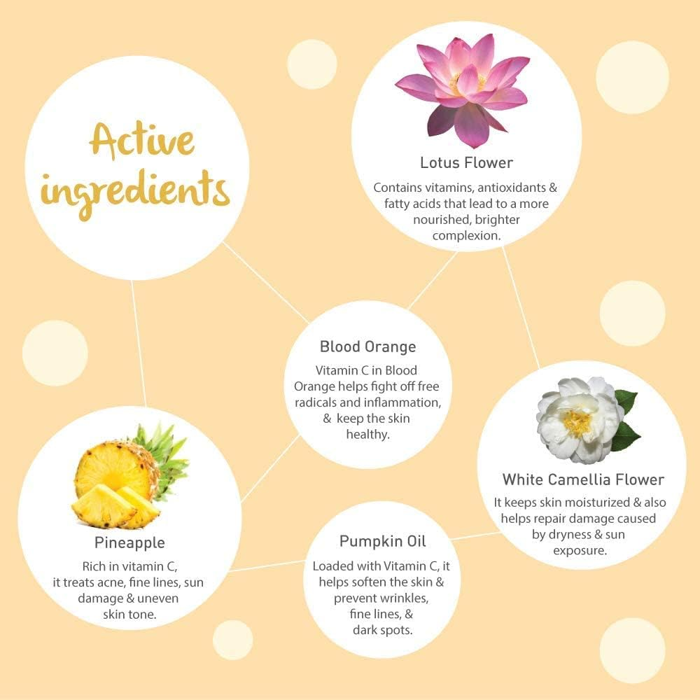 Dot & Key Glow - C Sleep Mask, Vitamin C Overnight Radiance Mask, Night Gel 60Ml, with Vitamin C and Hyaluronic Acid, Paraben Free image number 2