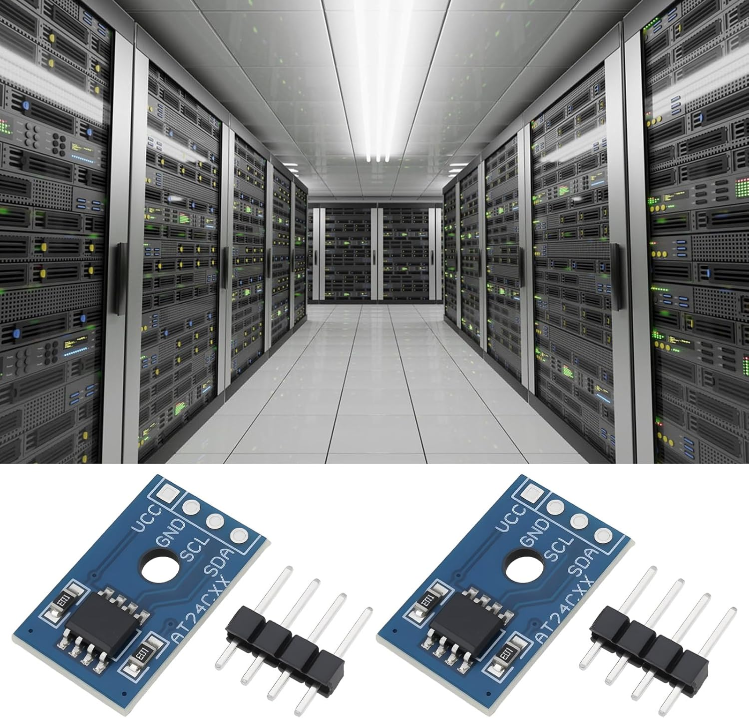 Create Idea 6X AT24C256 SMD Memory Module I2C Interface Serial EEPROM 2.7-5.5V 5Ma Suitable for Data Storage Module image number 5