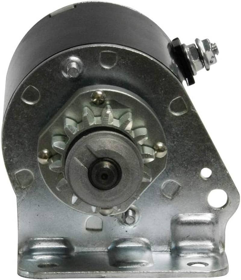 14 Teeth Starter Motor Compatible with Briggs and Stratton Cub Cadet 14.5 16 16.5 17 17.5 18 18.5 HP John Deere New Holland Toro Steel Gear 593934 693552 5932N 693551 LG693551 BS693551 image number 3