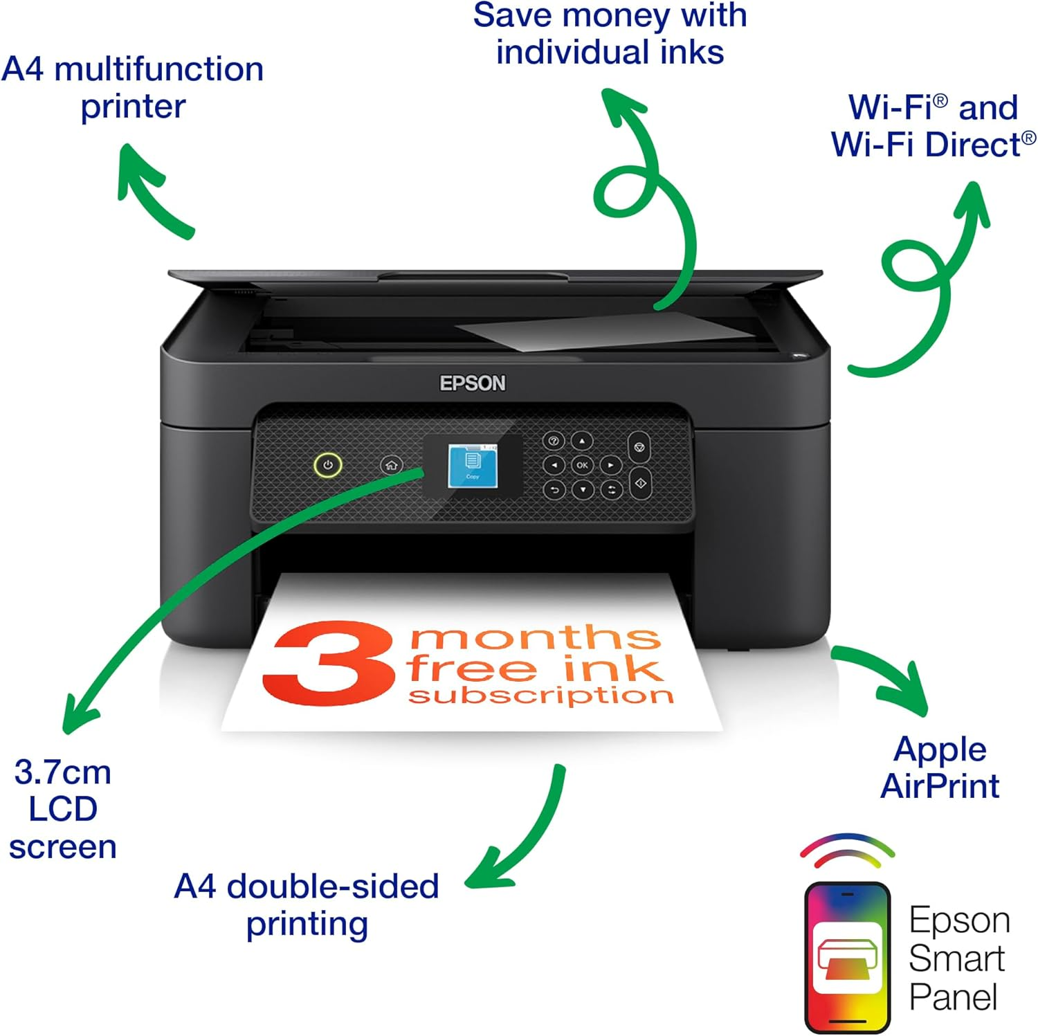 Epson Expression XP-3200 A4 Multifunction Wireless Inkjet Printer image number 5