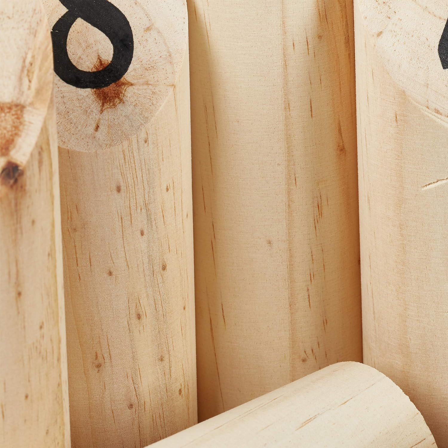 Relaxdays Kubb Viking Game, Finnish Tossing Game, Natural Wood, Outdoor Game, Adults & Children image number 6