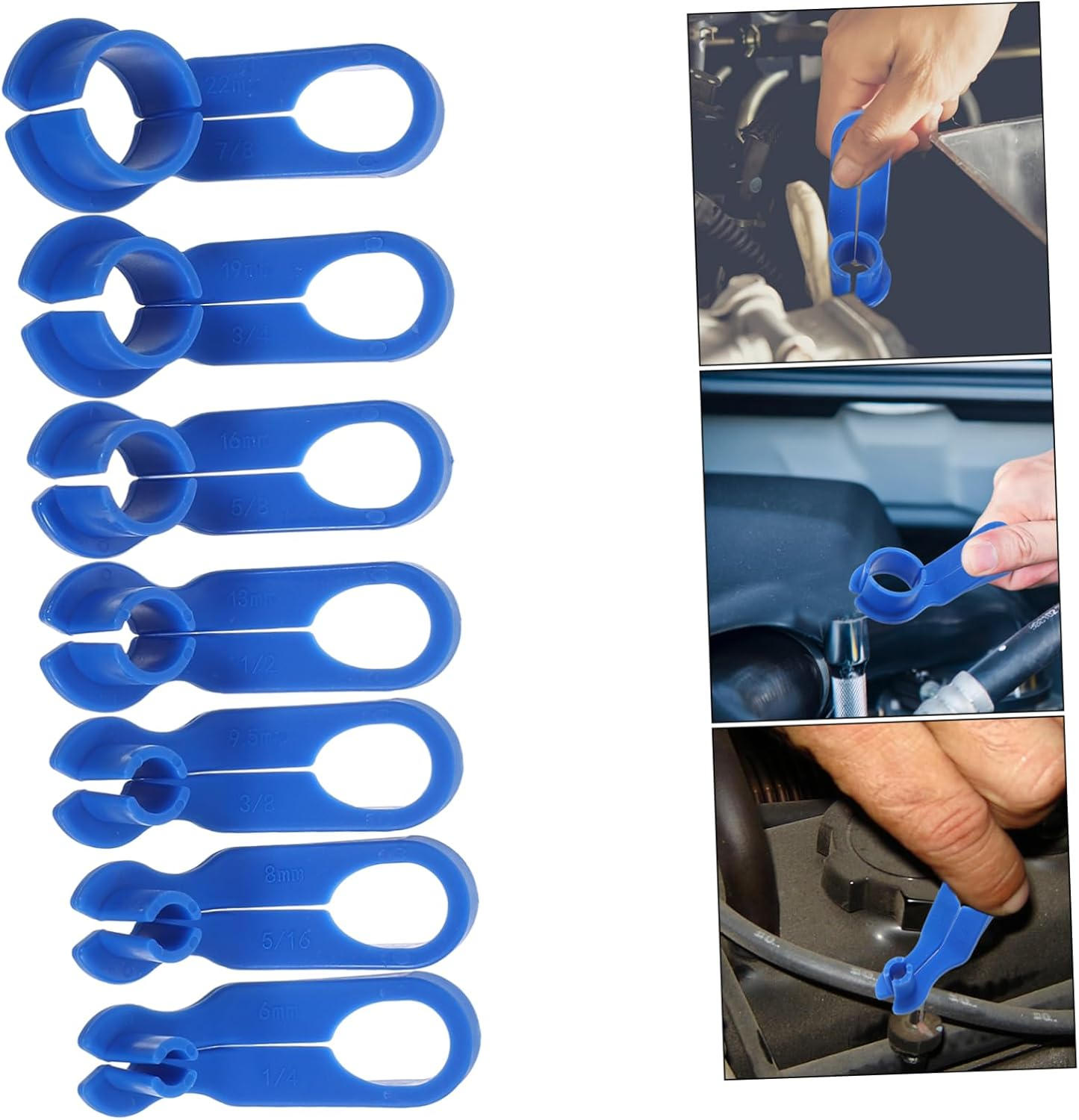 SWOOMEY 7Pcs Fuel Line Tool Disconnect Tool Set for Air Conditioning Maintenance Transmission Oil Cooler Line Removal Automotive for Mechanics image number 2