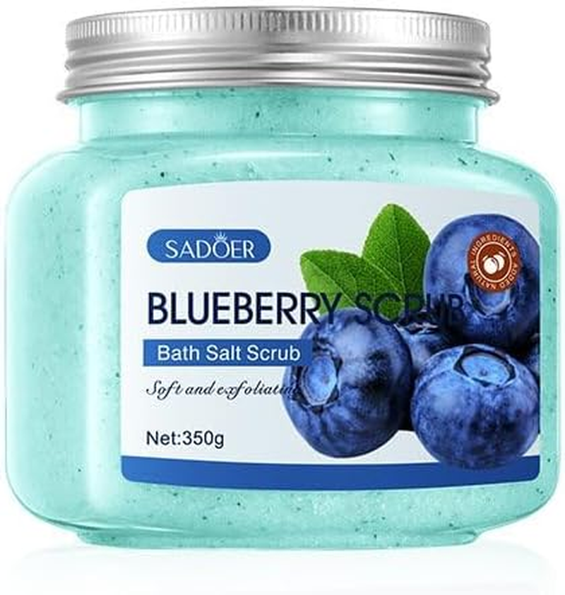 Exfoliating Body Scrub,Body Scrub, Mango Bath Salt Scrub, Cleansing Pores, and Body Care. (Mango Bath Salt Scrub 350G)