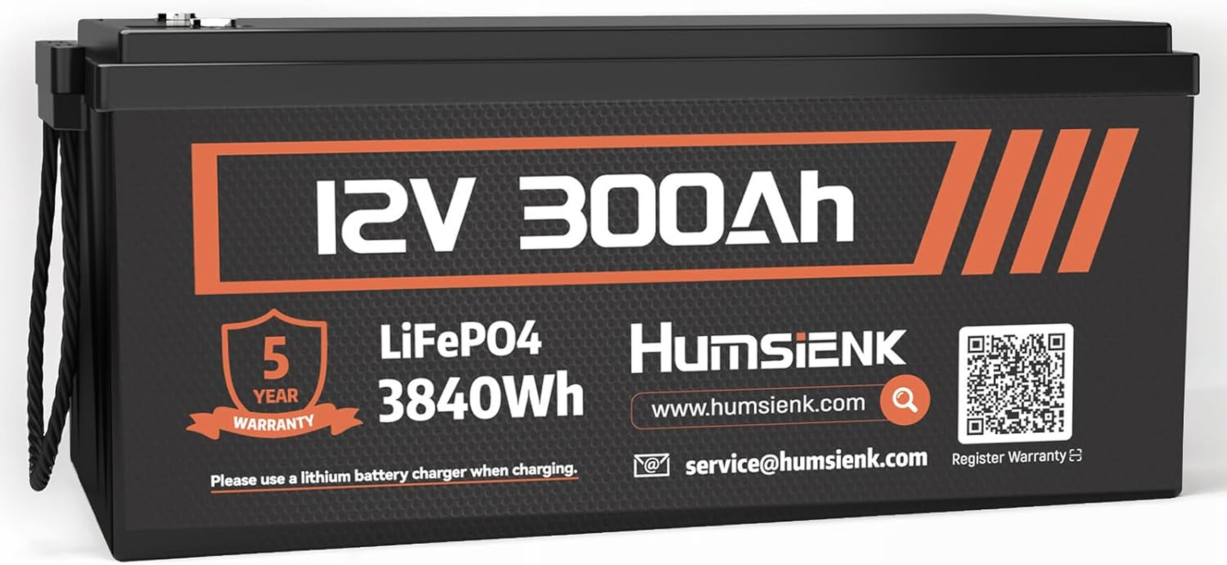 Humsienk 12V 300Ah Lifepo4 Lithium Battery, Built-In 200A BMS, EV A+ Rated Cells, Low Temperature Protection, up to 15,000 Cycles - Ideal for Rvs, Marine Vessels, Off-Grid Living image number 6