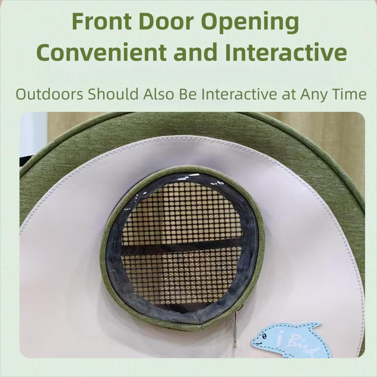 AIMALL Portable Small Pet Carrier Bag with Bubble Window Breathable Mesh Travel Backpack for Hamster Sugar Glider Small Animals - Pink image number 2