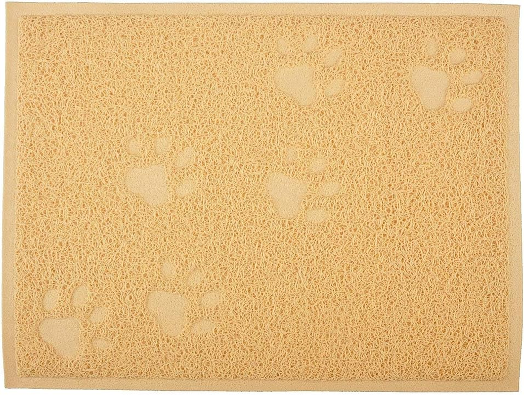 Cat Litter Box Debris Catcher Mat 16X12 Inches,4 Colors Available (Green)