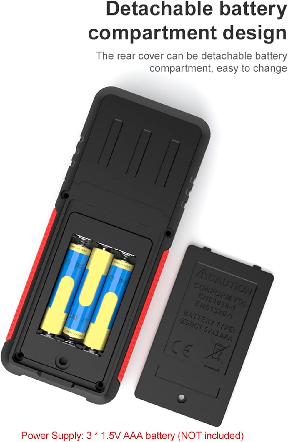 HT607 Digital Hygrometer Handheld Temperature&Humidty Meter Thermo-Hygrometer LCD Thermometer Hygrometer Psychrometer Wet Bulb Dew Point Temperature Humidity Detector with Max/Min/Data image number 4