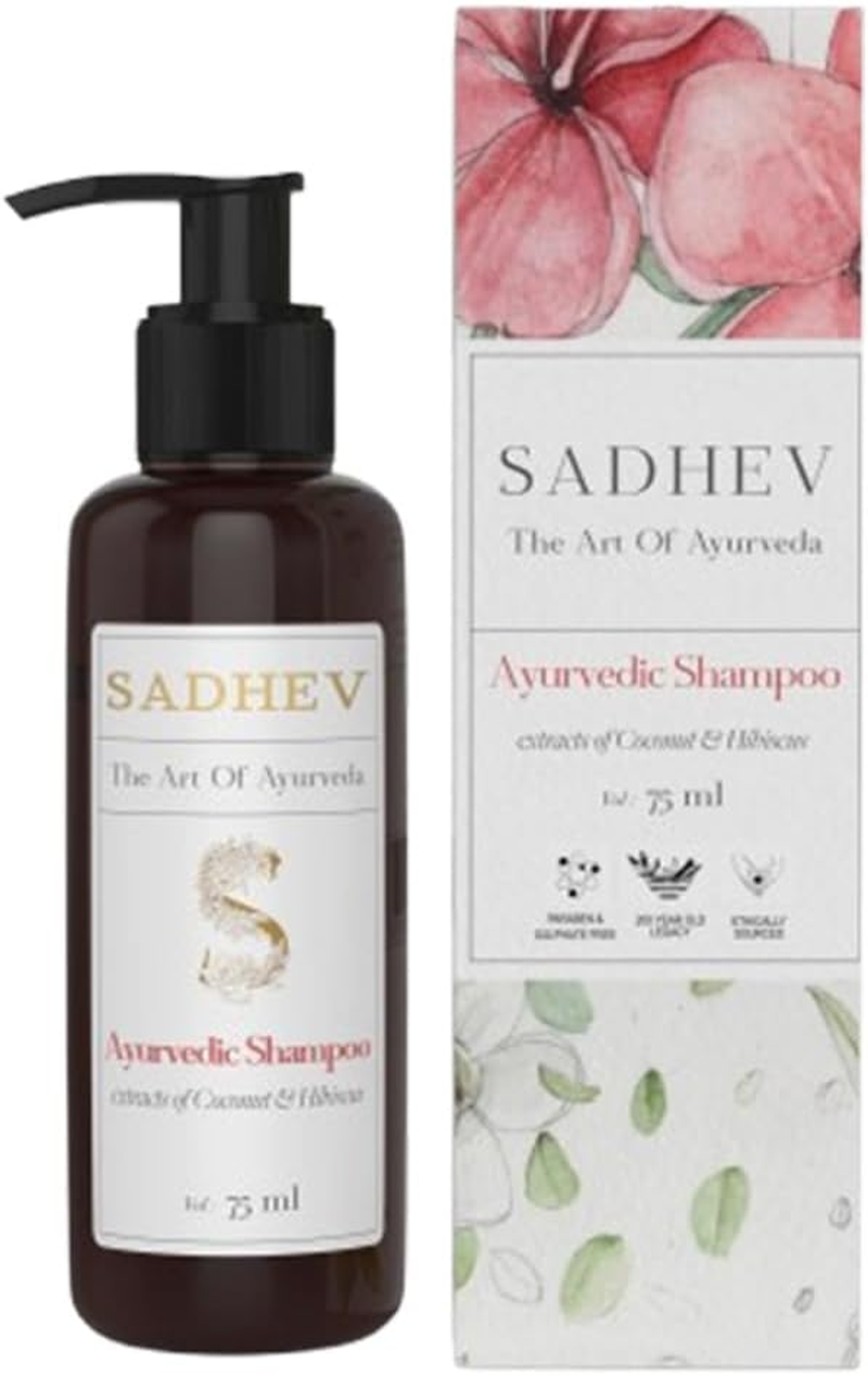 Sadhev - Ayurvedic Shampoo - Coconut & Hibiscus 75Ml image number 1