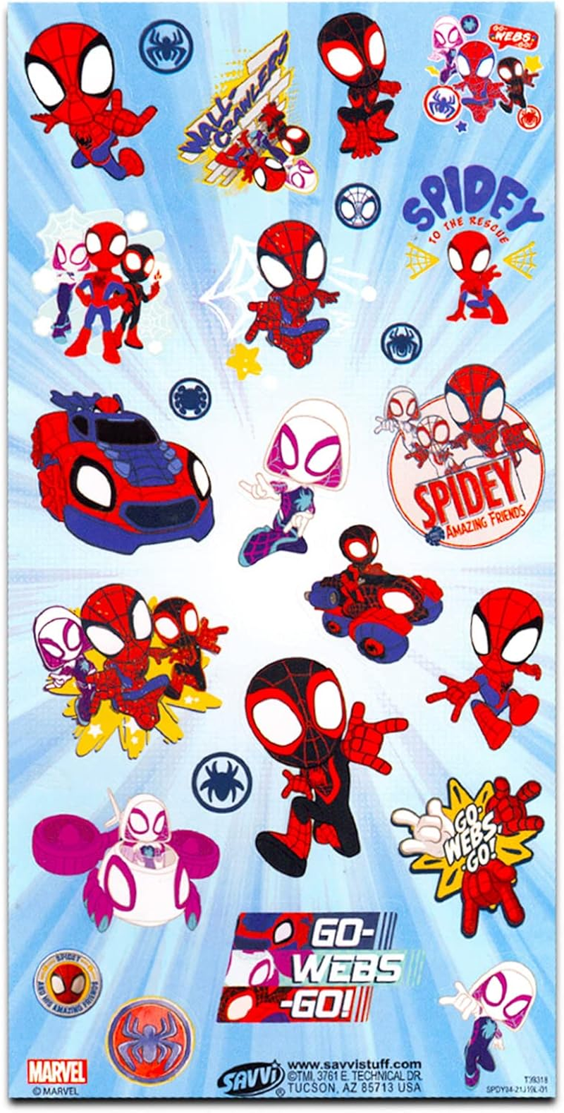 Spidey and His Amazing Friends 15" Backpack - Bundle with 15" Spiderman Backpack for Boys, Water Bottle, More | Spidey Backpack for Boys and Girls, Marvel School Bag, Spiderman School Supplies, image number 4