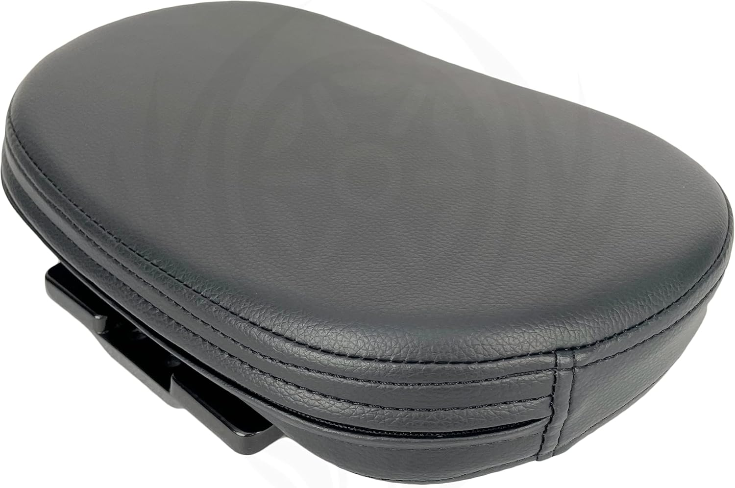 Adjustable Driver Rider Backrest Quick Release for Harley Softail Models Fatboy Heritage 2018-2024 Gloss Black image number 6