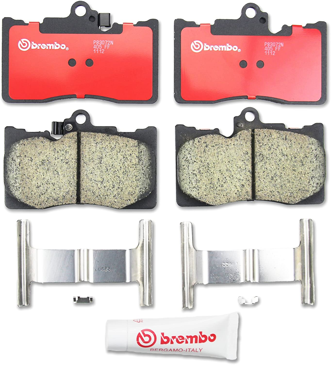 Brembo P83072N Premium Ceramic Front Disc Brake Pad Set LEXUS/TOYOTA/TOYOTA (FAW) OE# 0446530500 image number 2