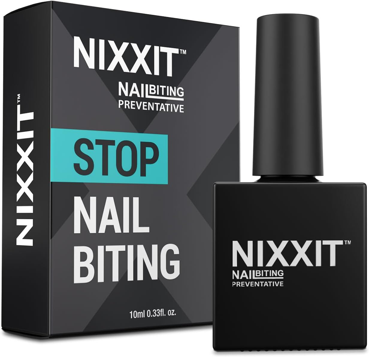 Nail Biting Prevention for Adults, No Bite Nail Polish - Stop Biting Now with anti Bite Bitter Polish - Safe and Effective Bad Tasting Stopper Treatment (10ML Bottle) image number 2