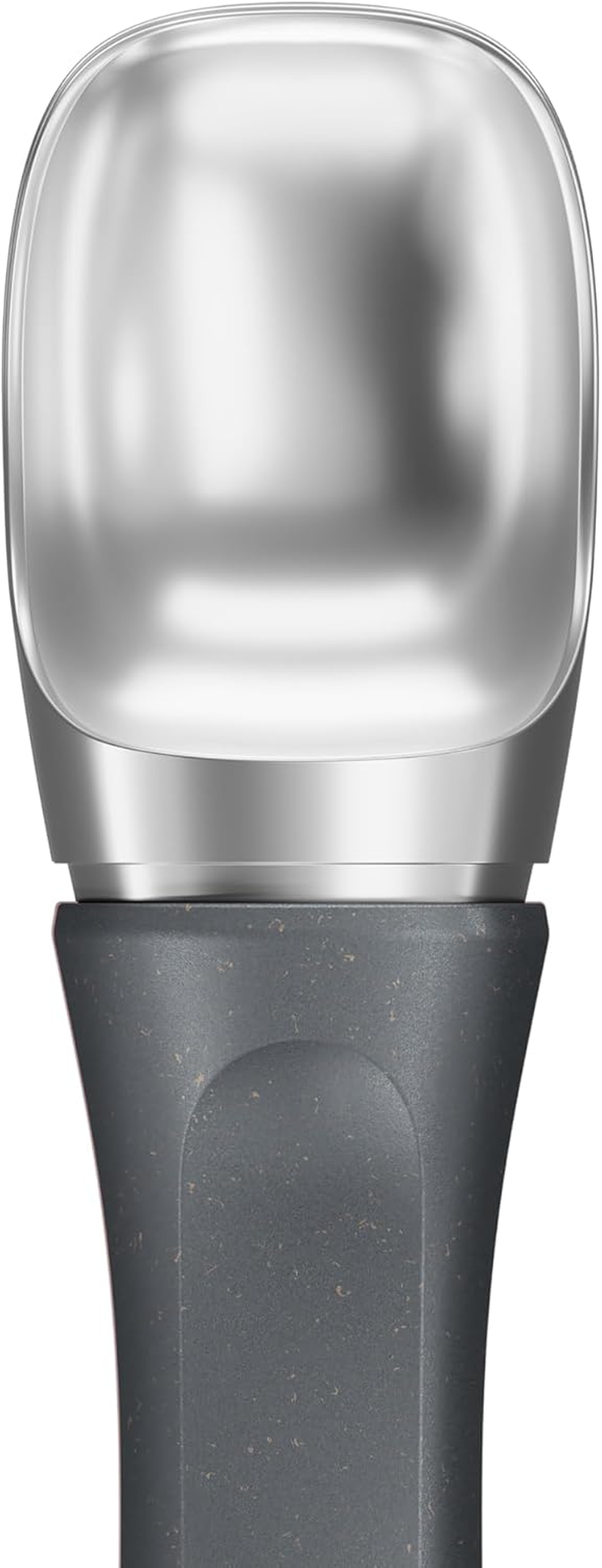 Zyliss Ice Cream Scoop - Sturdy Metal Blade with Sharp Sculpted Edges for Hard Ice Cream, Sorbet, Gelato, or Frozen Yogurt. Non-Slip Ergonomic Handle with UV Coating, BPA Free, Grey image number 3