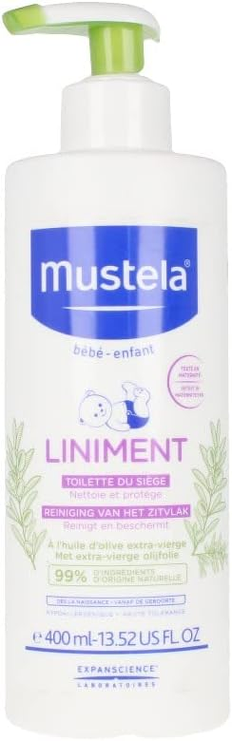 Mustela Baby Skin Protectant Cleanser, Newborn, Infant, Liquid, Protective Barrier image number 1