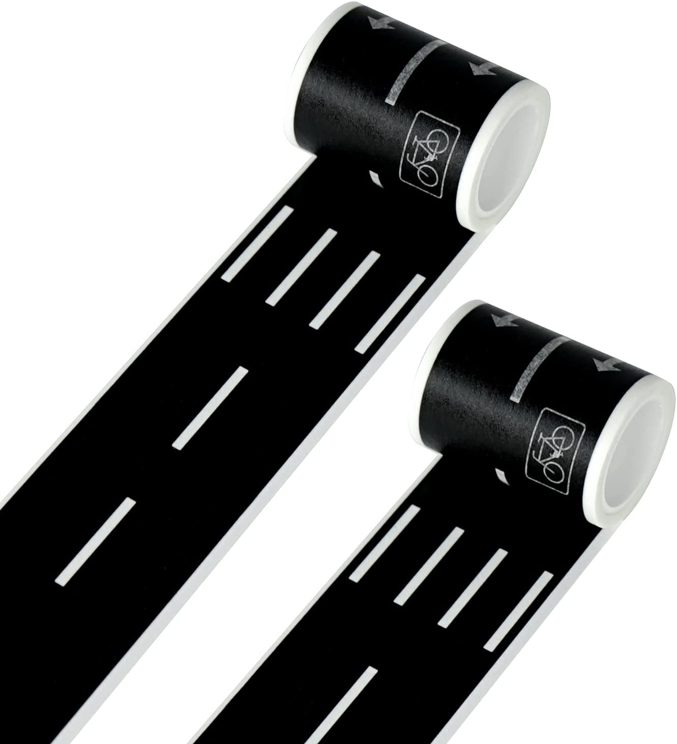 TORMEN Road Sticker Rolls Cars Track and Train Sets Sticker Perfect to Develop Your Kids Imagination and Memory, Play and Gifts for Children Toys(2 Rolls of Road