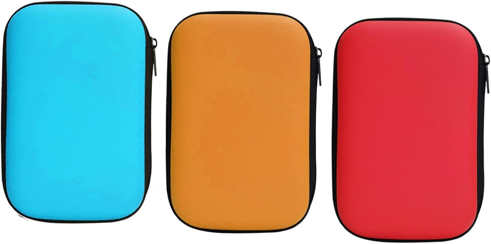 3 Pcs Playing Card Case, Set in Red, Blue and Orange, Playing Card Case, Hard Case for Trading Card Storage Box, Card Holder with Card Storage Box, Box, Premium Material image number 5