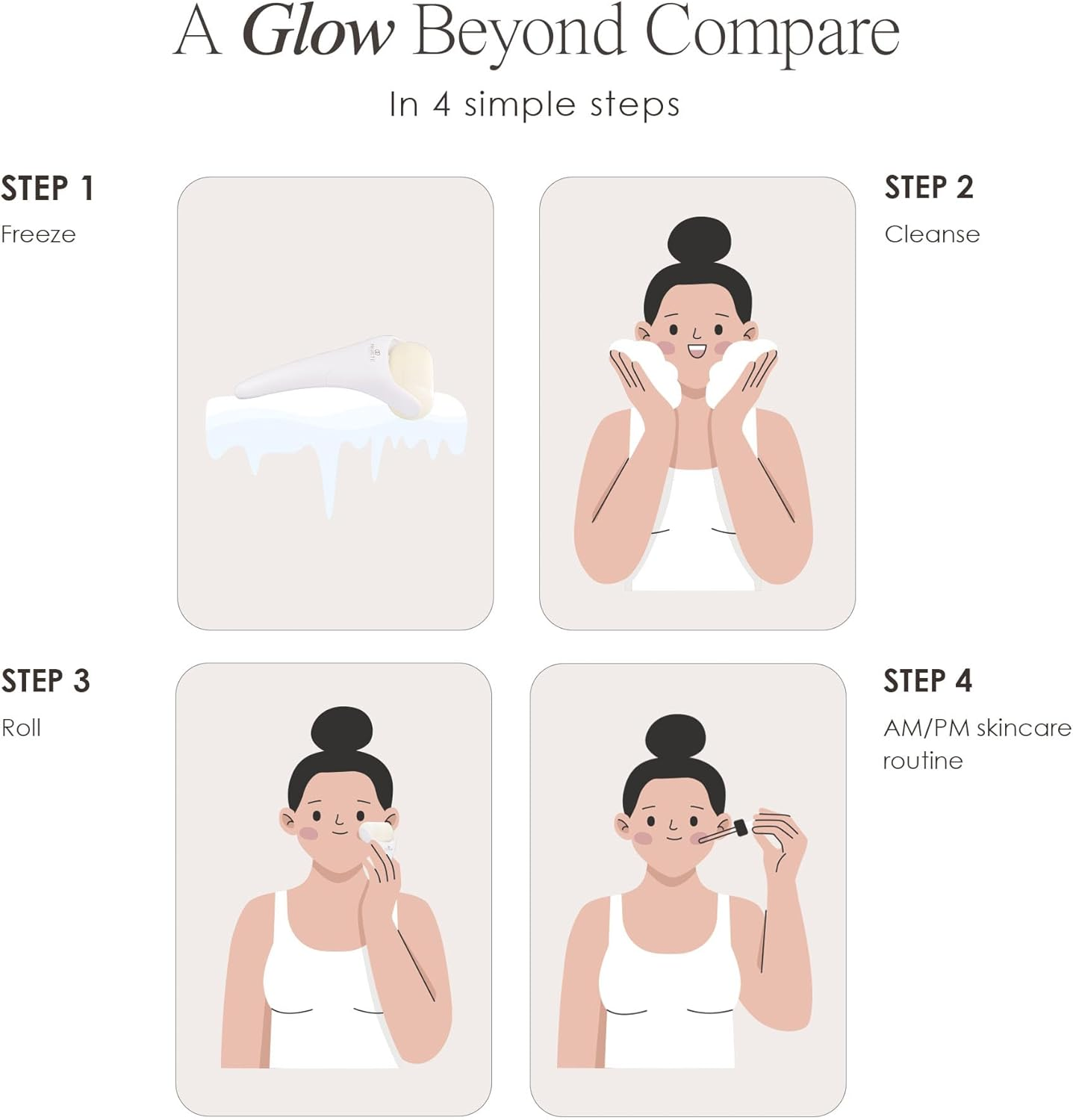 Ice Roller Cold Therapy by Project E Beauty | Reduce Puffiness & Dark Circles | Tightens & Firms| Diminish Fine Lines | Brighten Skin | Pain Relief | Muscle Soreness | Redness image number 5