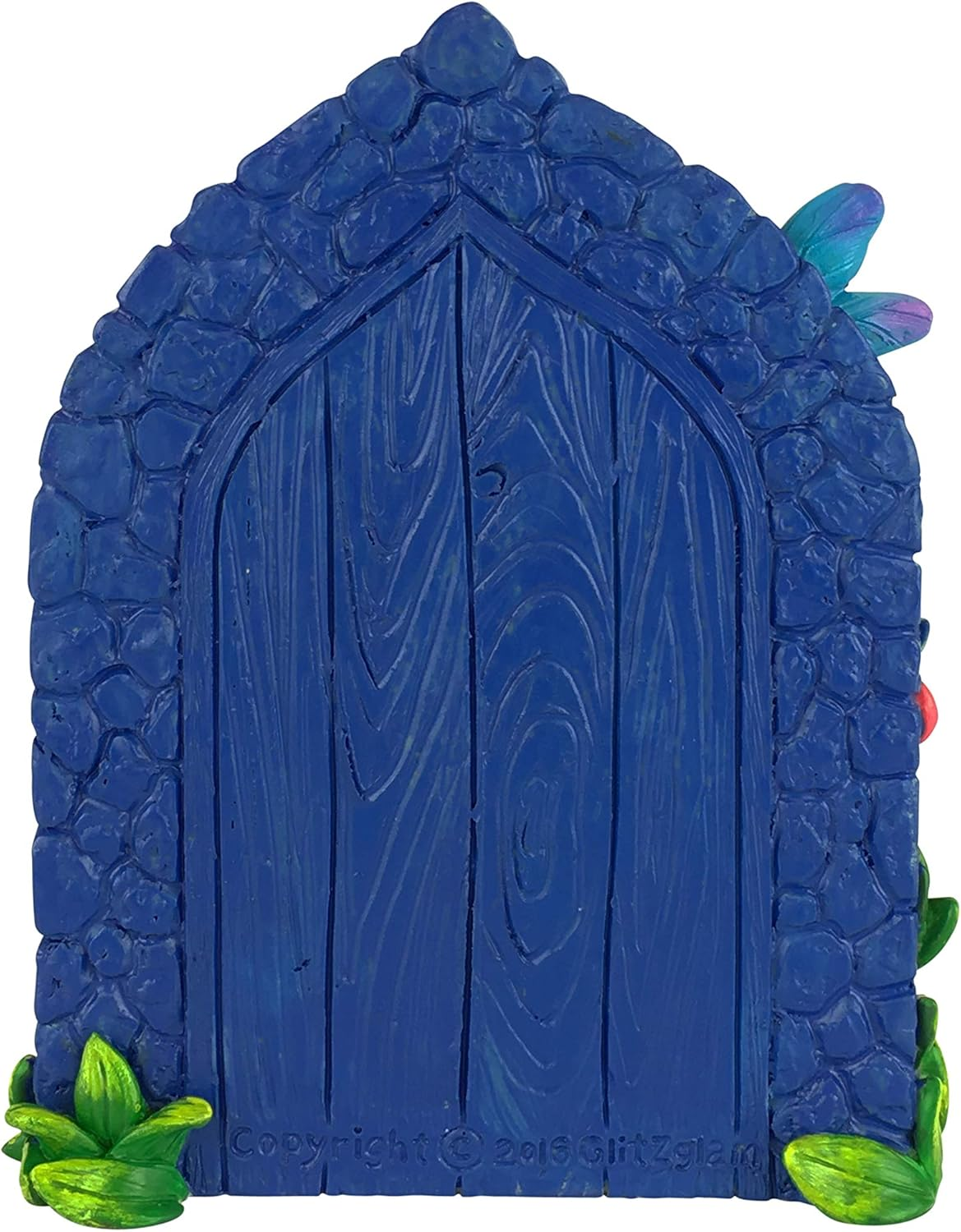 Glitzglam Miniature Dragonfly Fairy Door for the Enchanted Garden Fairies and Gnomes. a Fairy and Gnome Garden Accessory image number 1