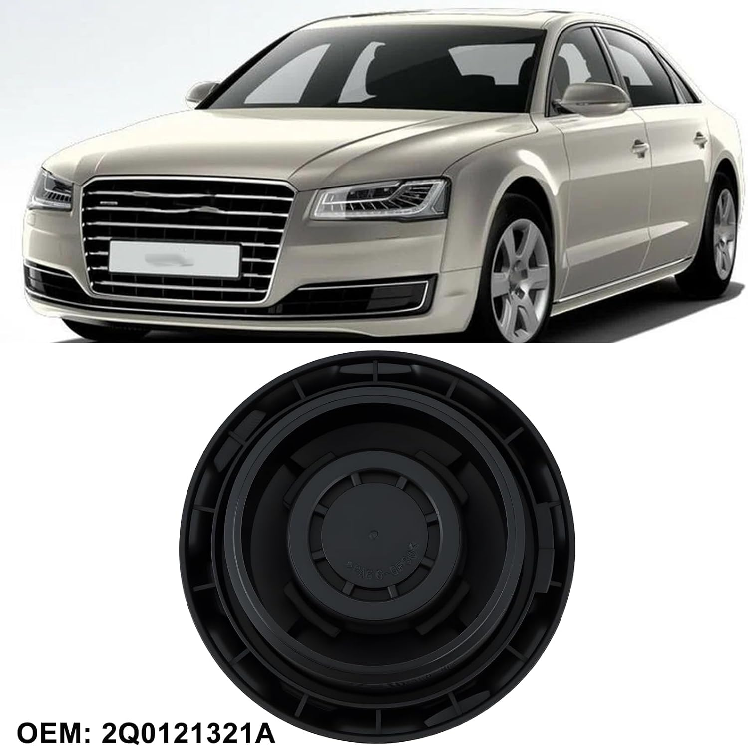 Coolant Expansion Tank Cap 2Q0121321A Compatible with Volkswagen Antifreeze Water image number 3