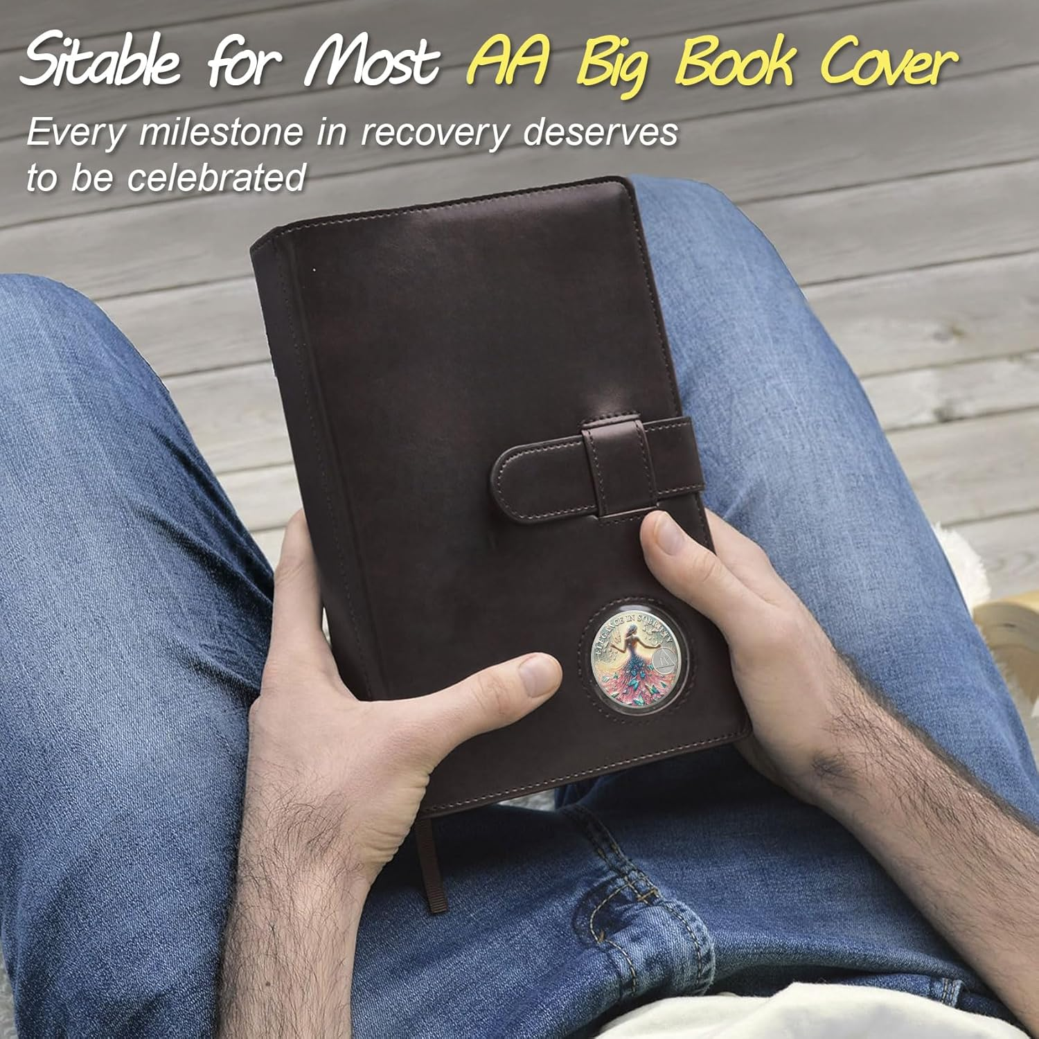 ACGZQY 9 Year Elegance Women Sobriety Coin - Colorful Butterfly Sober Woman AA Coins and Medallions Inspirational Recovery Coin Sobriety Chips - New Beginning NA AA Token Sobriety Gifts image number 3