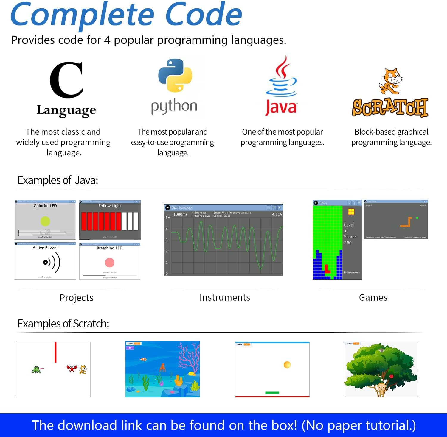 Freenove LCD 1602 Starter Kit for Raspberry Pi 5 4 B 3 B+ 400 Zero 2 W, 535-Page Detailed Tutorial, Python C Java Scratch Processing Code, 151 Items, 69 Projects (Raspberry Pi NOT Included) image number 2