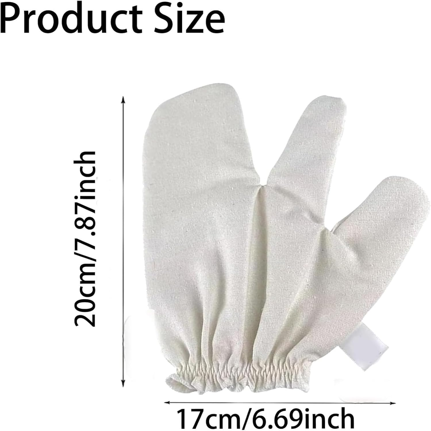 Garshana Gloves Raw Silk Massage Gloves Ayurvedic Massage, Ayurvedic Dry Brushing Gloves, Silk Gloves for Dry Brushing, 100% Raw Silk Garshana Gloves with Elastic Wrist Bands (1 Pair) image number 4