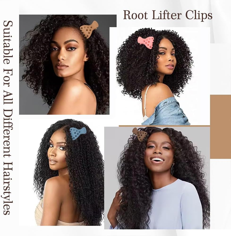 XFSRG Pack of 7 Women'S Hair Clips for Lifting Hair Roots Volume Curly Hair Clips for All Occasions (Multicolour A) image number 6