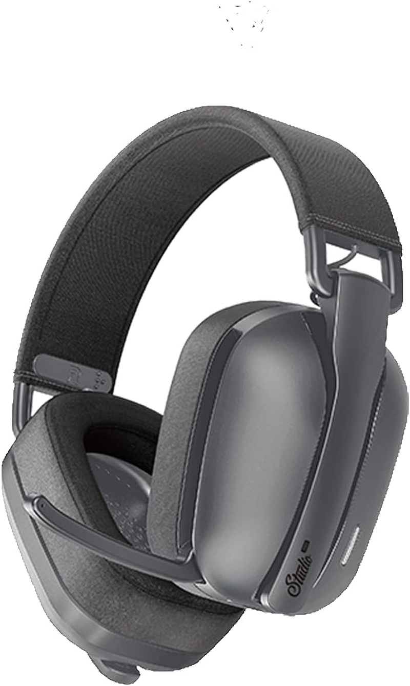 FANTECH WHG03P Wireless Gaming Headset, Quad-Mode with Combo USB-C/A 2-In-1 Dongle, 40H Battery, 7.1 Surround Sound, 180G, Foldable ENC Mic, for Pc/Ps5/Switch/Mobile(White)