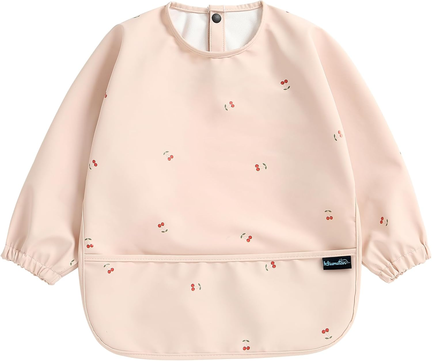 Hiumotan Feeding Bib & Baby Bib with Long Sleeves & BLW, Soft and Skin-Friendly Material, Coverall Bibs for Baby Feeding, Waterproof and Easy to Clean & Machine Washable, for Infant Toddlers