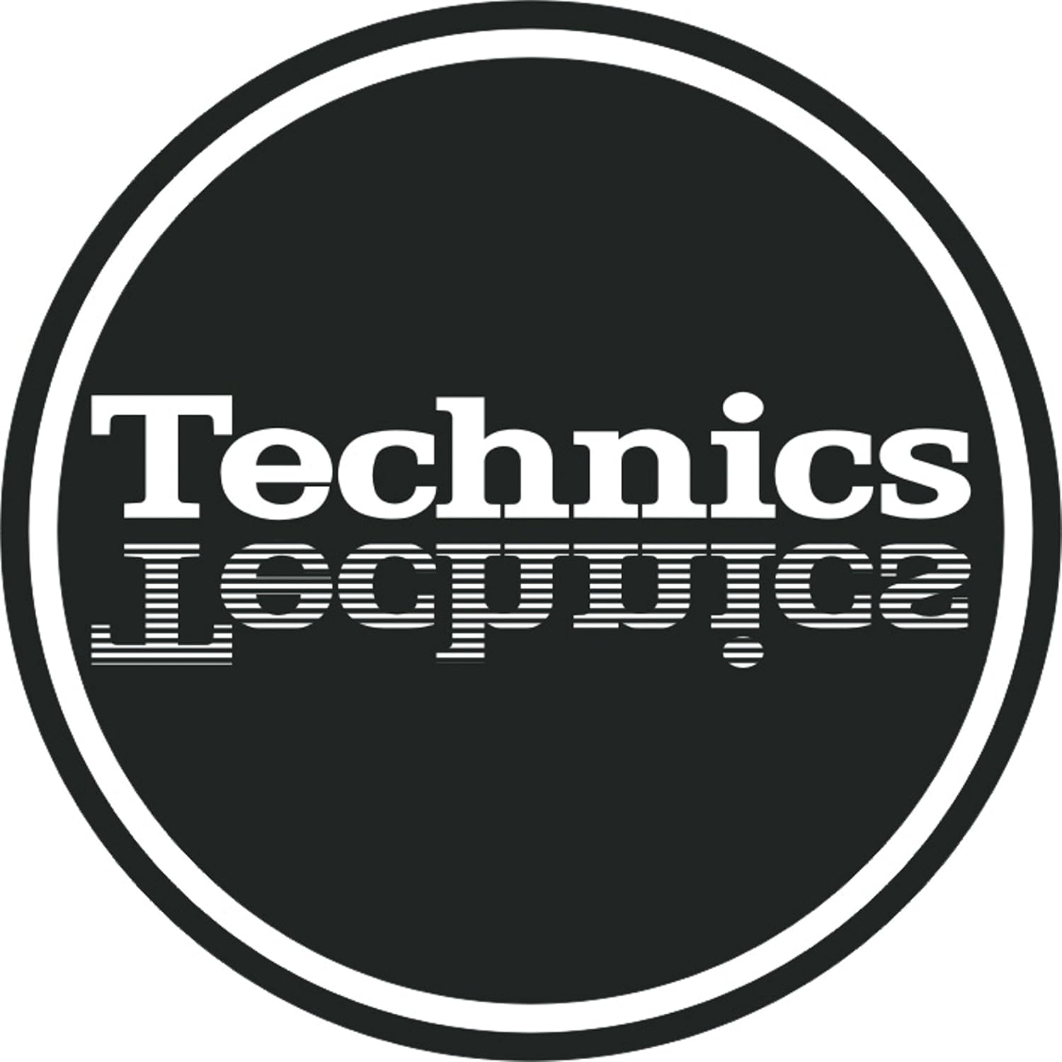 Technics 60647 Mirror Logo Design Slipmat