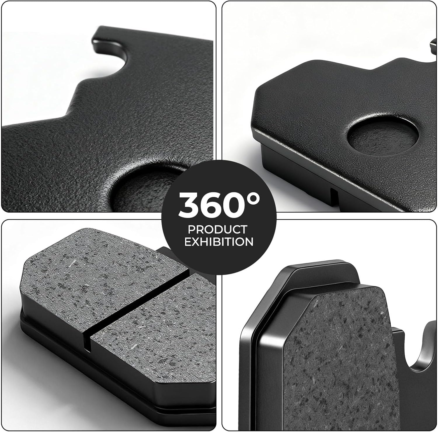 JERBOR 1 Pair of Brake Pads for Tuttio Soleil01 Electric Drit Bike, Front Rear Disc Brake Pad Durable Low Noise Electric Dirt Bike Brake Pads for Tuttio Accessories image number 6