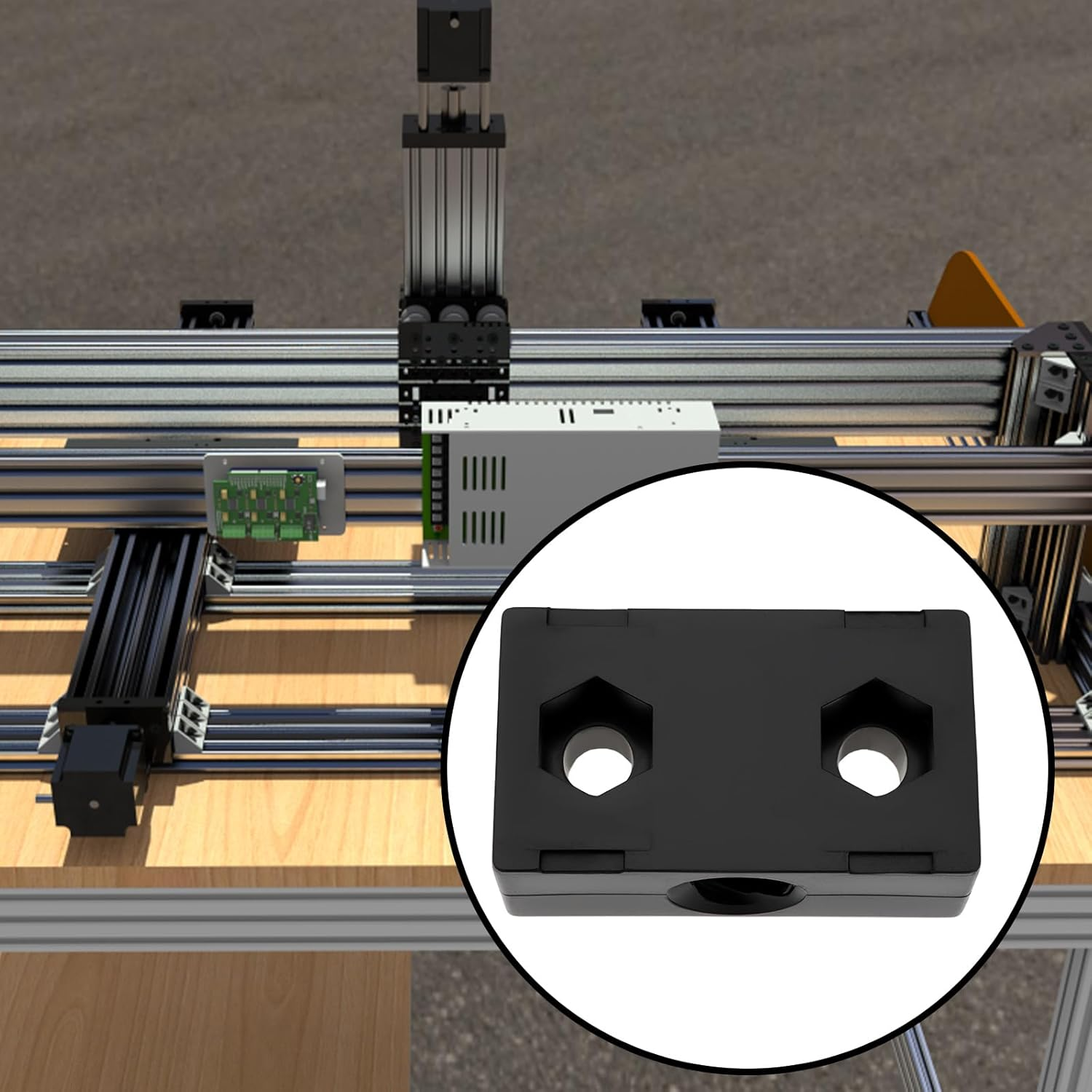 Emagtech 2Pcs 8Mm Metric Lead Screw Nut Block Compatible with Openbuilds 3D Printer Workstations image number 2