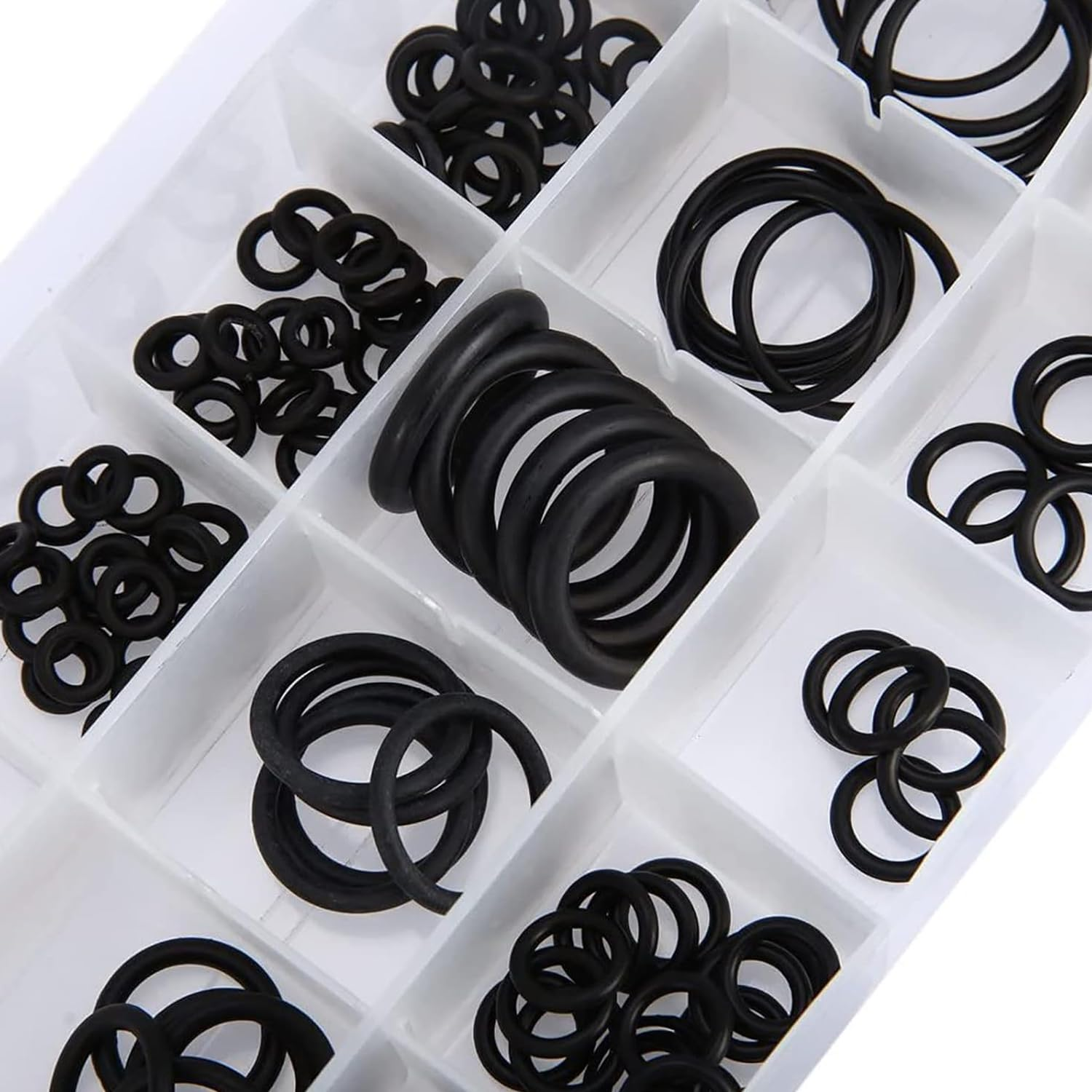 YUENTOEN 279Pcs Rubber O-Rings Kit, 18 Sizes Nitrile Rubber O Ring Assortment Set, Pressure Washer O Ring Kit for Faucet, Hose, Automotive, Air Gas Plumbing Sealing Repair O Rings image number 3