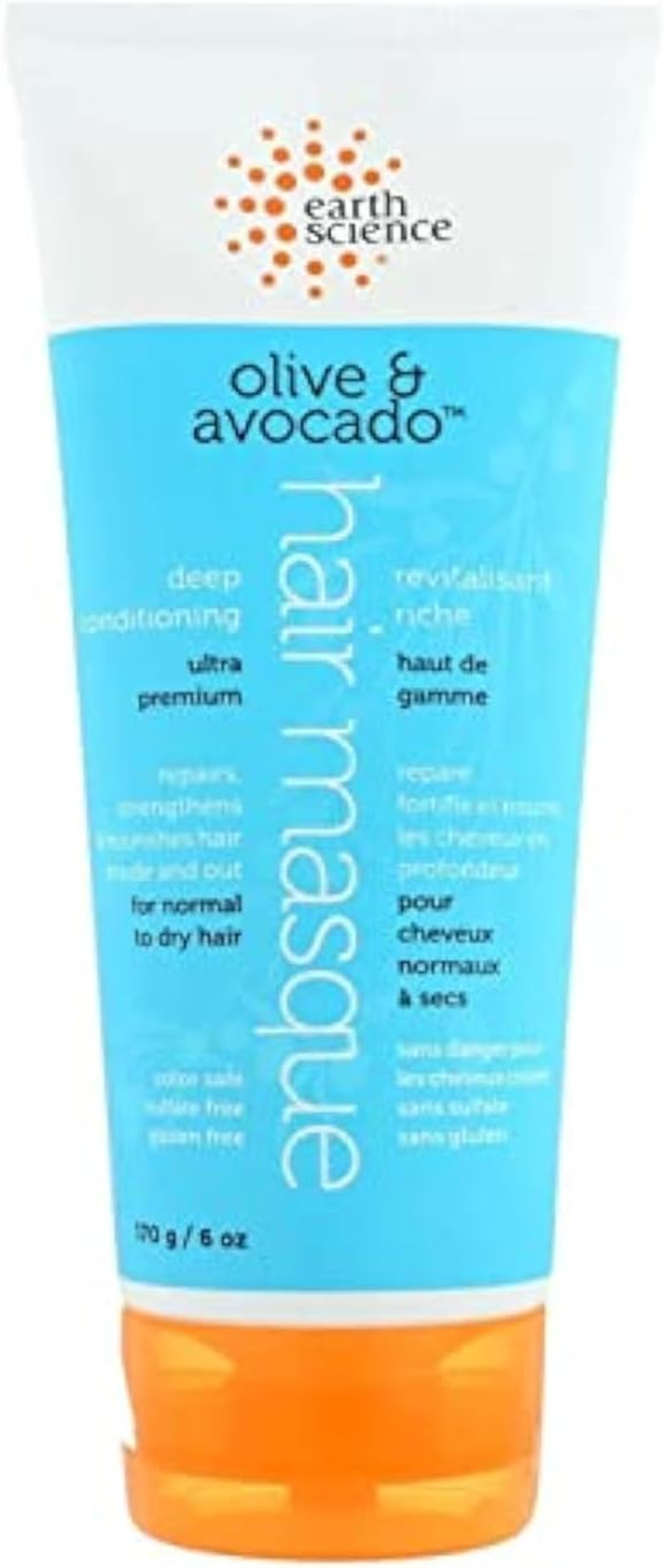 Earth Science - Deep Conditioning Hair Masque Olive & Avocado - 6 Oz.