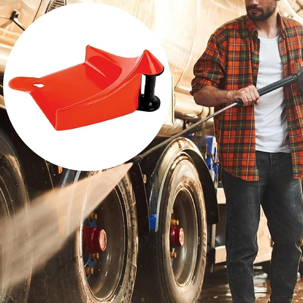 4 Pcs Car Hose Guide, Guide Preventing Pressure Washer Hose Stuck under the Wheels,Slip-Resistant Tire Stoppers Truck Wheel Rolling System Tool, Car Wash Tool for SUV Pickup Truck Motorcycle image number 2