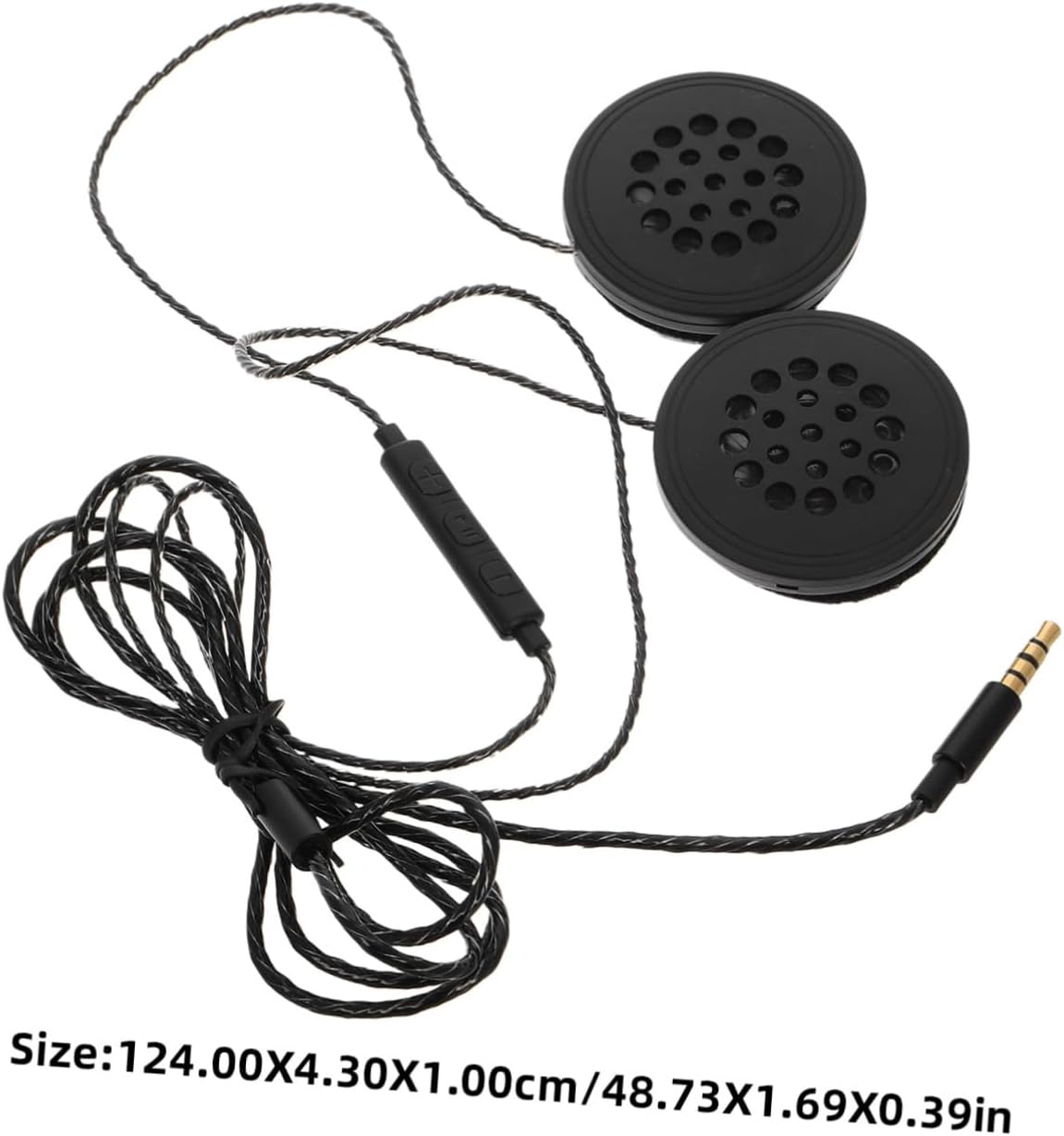 Operitacx Motorcycle Helmet Headset with 3.5Mm Wired Mic and High Fidelity Speakers for Outdoor Sports Music and Communication Compatible with Hardhat Accessories image number 3