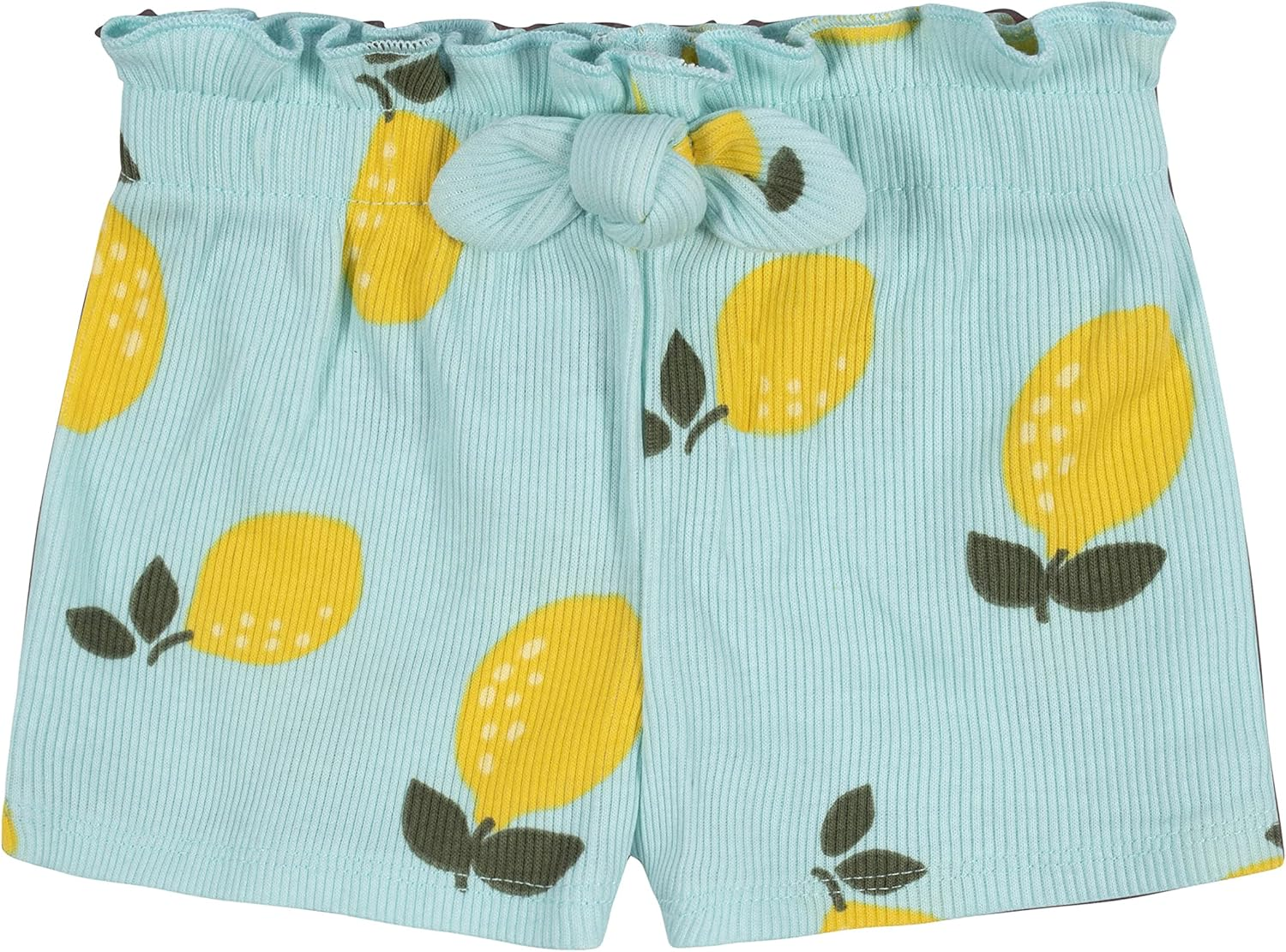 Gerber Baby Girls' Toddler 3-Pack Pull-On Knit Shorts image number 6