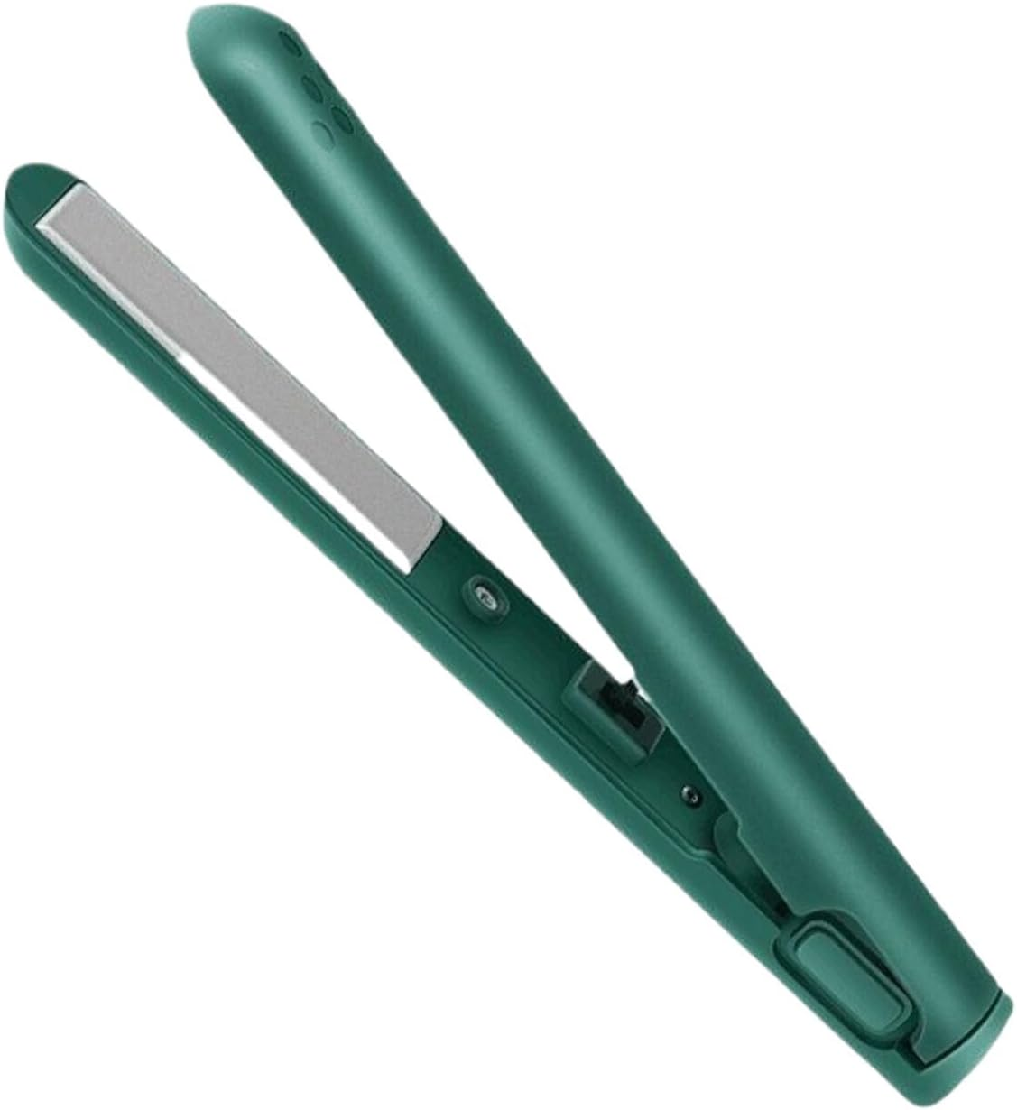 Compact Hair Iron Straightener Styling Made Ple Mini Hair Straightener ABS Straightening Hair Styling Hair Curlers, Blue