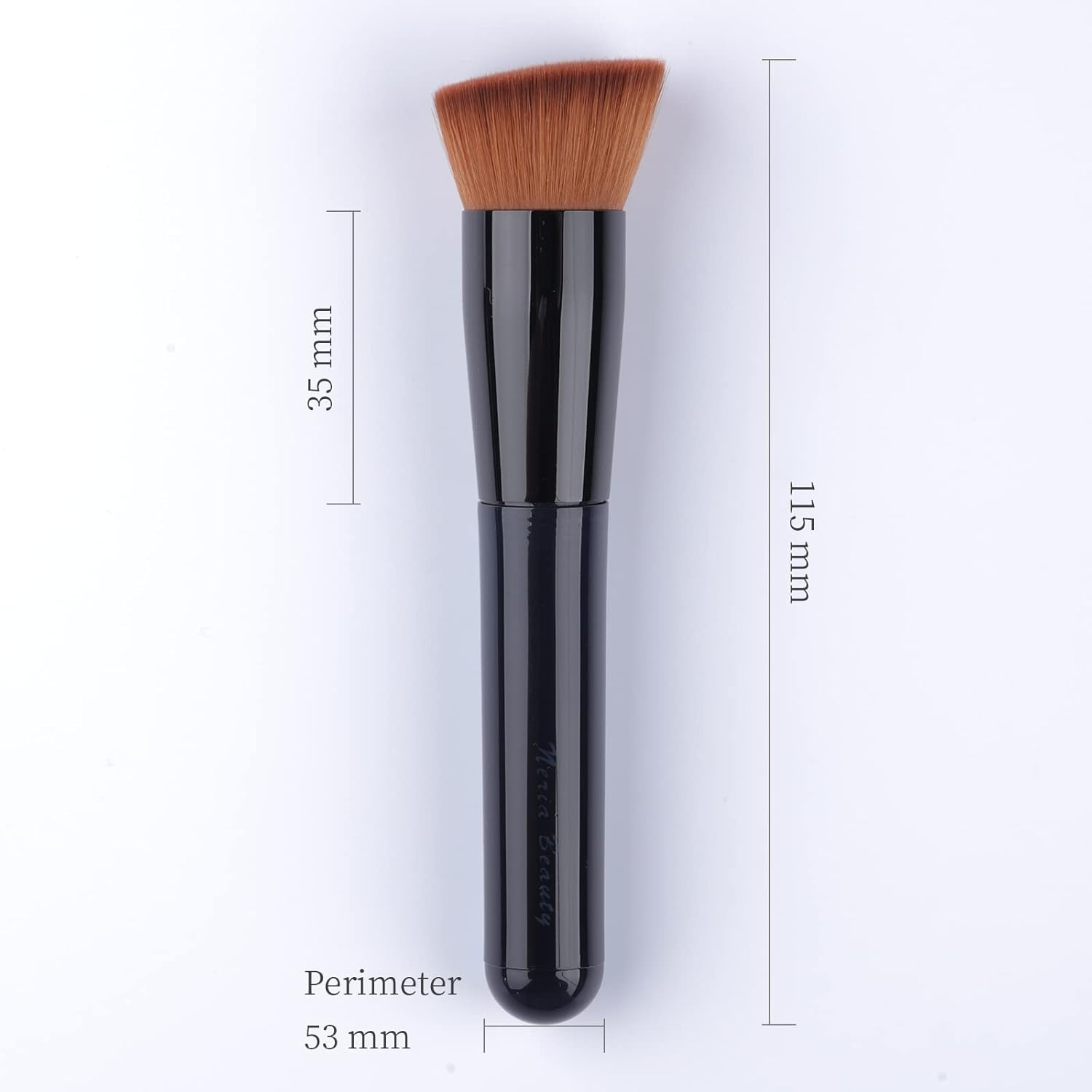 Foundation Brush, Flat Top Kabuki Foundation Brush for Liquid Makeup, Cream, Powder, Travel Size Face Foundation Blending Makeup Brushes (131) image number 6