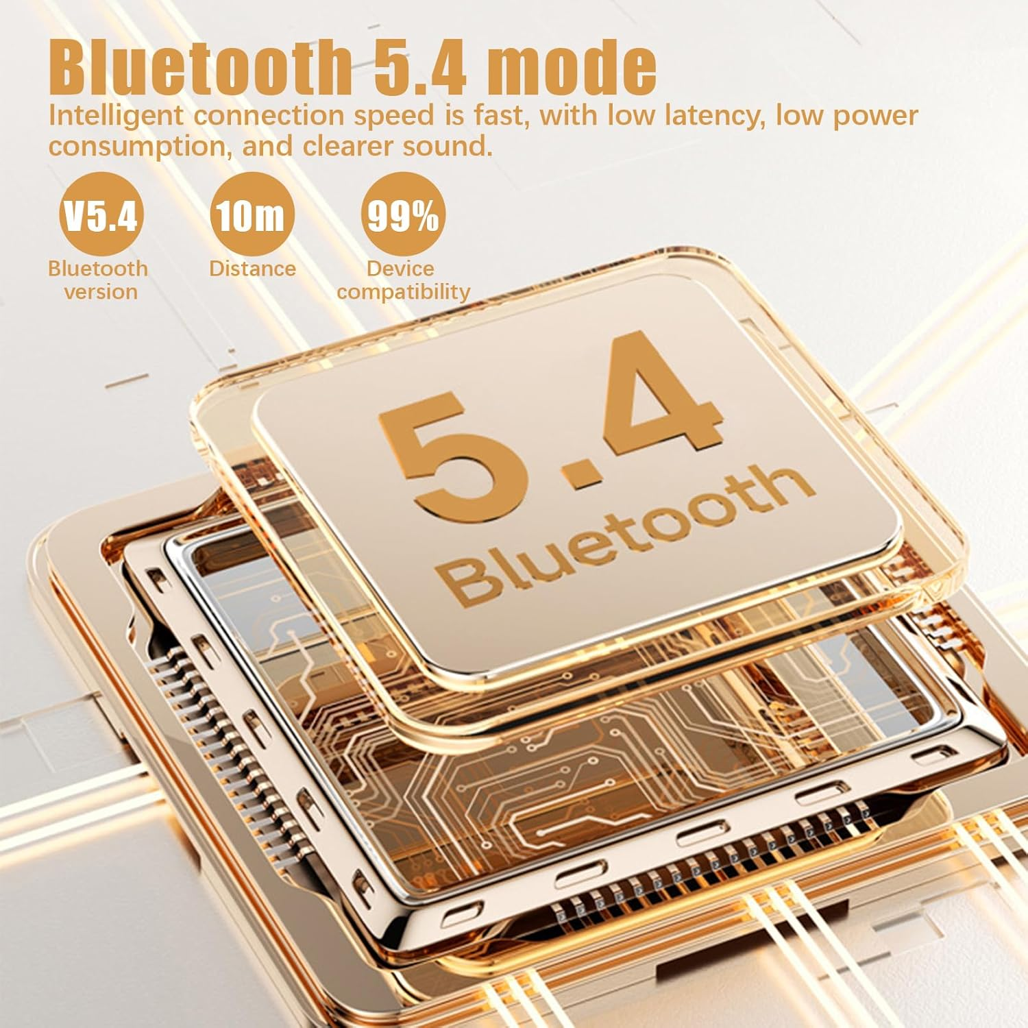 Bluetooth Pillow Speaker, Bone Conduction Sleeping Speaker with Timer Function and Stereo Bass Noise under Pillow Speaker for Sleeping Sounds/Meditation/Deep Sleeping(White) - Blue image number 2