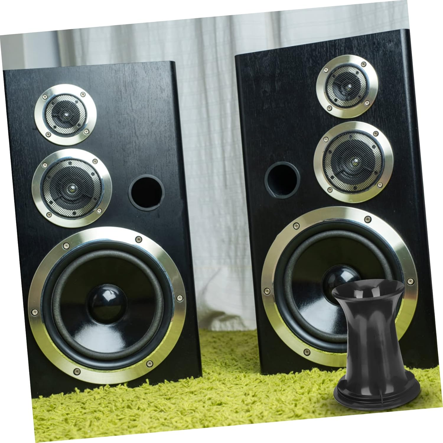 Yardenfun 8Pcs Speaker Voice Outlet Tube Home Car Speaker Port Tube and Practical image number 1