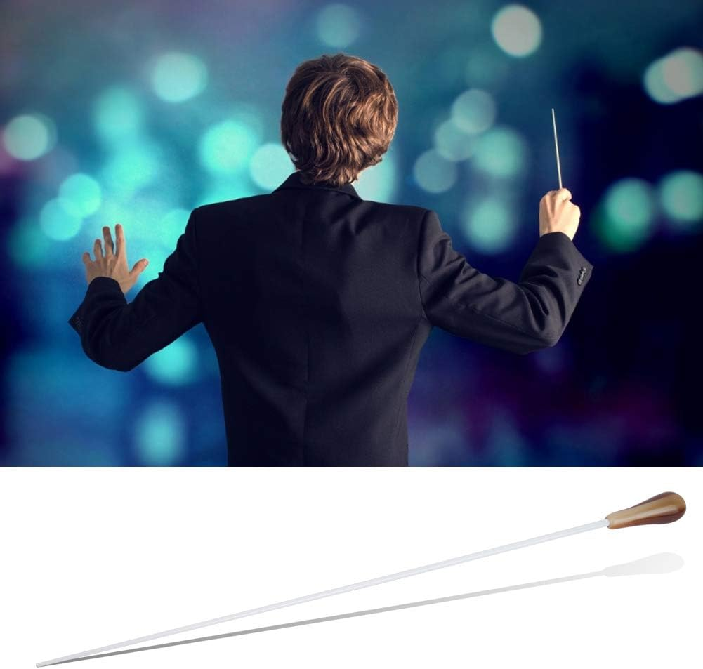 Light Conductor Baton, Music Baton, for Professional Musician Beginner Orchestra Conductor Teacher (Yellow) image number 6